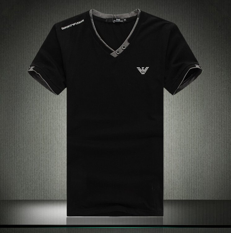 Armani V-neck T-shirts men-A1611V